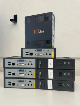 V1200p 10zig 293d Set Of 8 - Pcoip Tera2 Zero Client With Ac Adapter