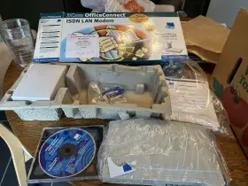 3c892 3com Vintage Officeconnect Us Robotics Isdn Lan Modem In Box W Cd Manual