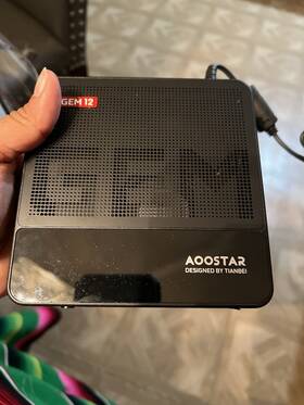 Aoostar Gem12 Max Mini Pc Ryzen 7 8745hs Barebone No Ram Ssd