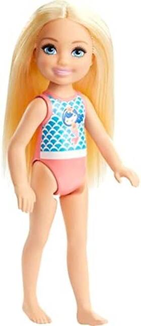 As Shown 887961803242 Barbie Club Chelsea Beach Doll 6-inch