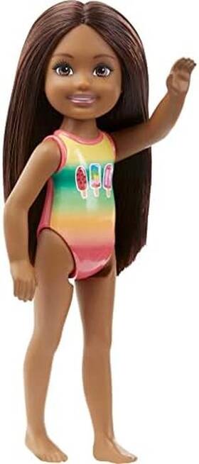 As Shown 887961803266 Barbie Club Chelsea Beach Doll 6-inch