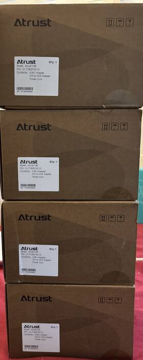 Atrust T180 Lot Of 4 Artust Thin Clients With Power Adapters - New In Box