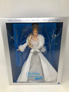 Barbie 027084023152 Holiday Christmas 2003 Winter Fantasy Vision Blonde