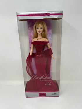 Barbie 027084123005 Birthstone Collection July Ruby