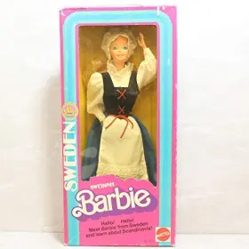 Barbie 074229040321 Dolls Of The World Swedish