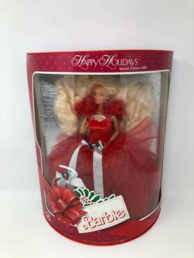Barbie 074299017032 Holiday Christmas 1988 Happy