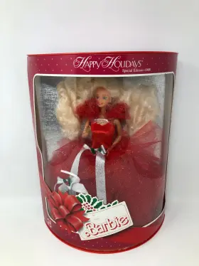 Barbie 074299017032 Holiday Christmas 1988 Happy