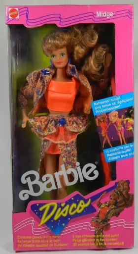 Barbie 074299027529 Midge And The Beat Glow In Dark Costume With Rehersal Outfit
