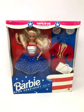 Barbie 074299037221 For President Gift Set - Toys R Us Limited Edition Doll 1991 Mattel