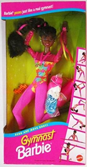 Barbie 074299121531 Gymnast African American