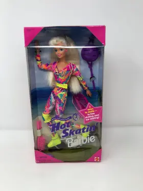 Barbie 074299135118 Hot Skatinft With Bend And Move Body Doll 1994