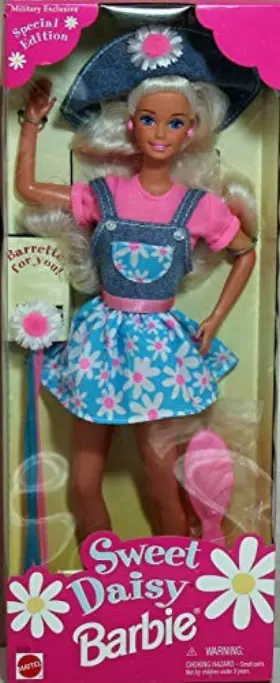 Barbie 074299151330 15133 1996 Military Exclusive Sweet Daisy Doll