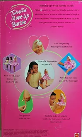 Barbie 074299184215 Twirlinft Make-up With Nail Bonus By Mattel