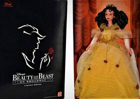 Barbie 074299198441 Disney Beauty And The Beast Belle On Broadway 1998 Doll