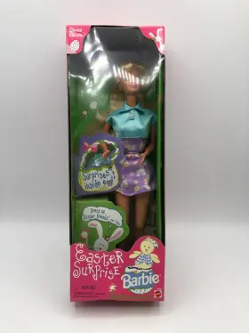 Barbie 074299205422 Doll Easter Surprise Special Edition Comes With Egg Surprises