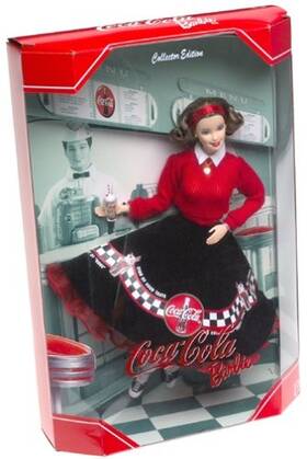 Barbie 074299246371 Pop Culture Coca-cola Sweetheart 2000 Doll
