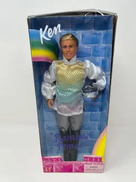 Barbie 074299263590 Rare Rainbow Prince Ken Doll