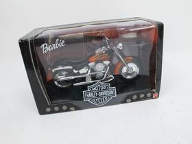 Barbie 074299290169 Harley-davidson Fat Boy With Flames Motorcycle