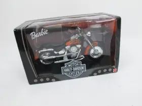 Barbie 074299290169 Harley-davidson Fat Boy With Flames Motorcycle