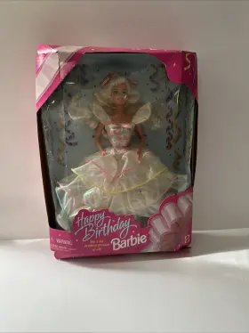 14649 Barbie Happy Birthday Doll - Shes The Prettiest Present 1995
