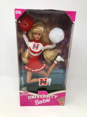 17193 Barbie Nebraska Cornhuskers University Cheerleader