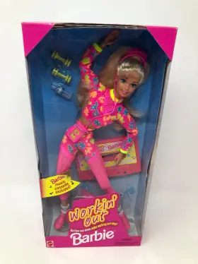 17317 Barbie Workinft Out Doll 1996 By Mattel