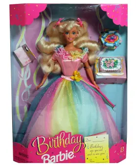 18224 Barbie Birthday Blonde 1997 Doll