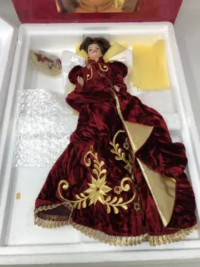 18326 Barbie Holiday Porcelain Collection Ball 1997 Doll