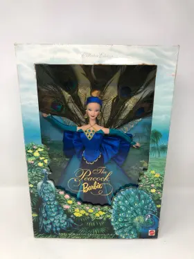 19365 Barbie Birds Of Beauty Collection The Peacock 1998 Doll