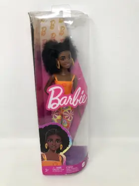 Hpf74 Barbie 194735157495 Doll Kids Toys Curly Black Hair And Petite Body Type Fashionistas Y2k