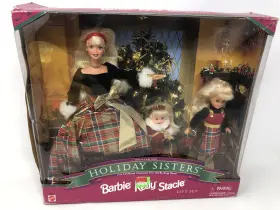 19809 Barbie Holiday Christmas Sisters Stacie Kelly Giftset