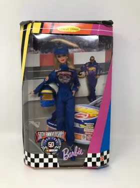 20442 Barbie Sports 50th Anniversary Nascar 1998 Doll