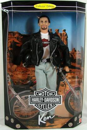 Barbie 22255 Pop Culture Harley Davidson #1 Ken 1999 Doll