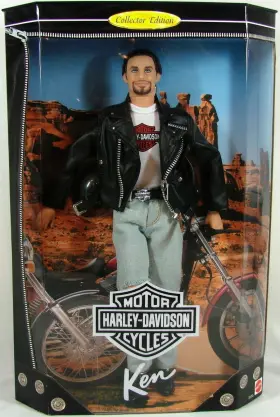 22255 Barbie Pop Culture Harley Davidson #1 Ken 1999 Doll