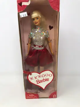 23952-valentine Barbie 1999 Valentine Special Edition 12 Inch Doll - Xxxooo With Gla