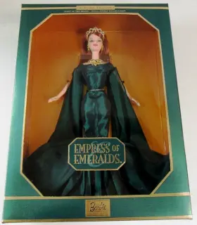 25680 Barbie Royal Jewels Collection Empress Of Emeralds 2000 Doll