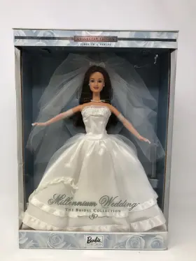 27765 Barbie The Bridal Collection Millennium Wedding Brunette 2000 Doll