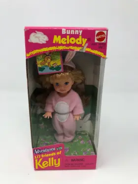 43221-17244 Barbie Barbies Baby Sister Friends Of Kelly Melody Bunny Suit Easter