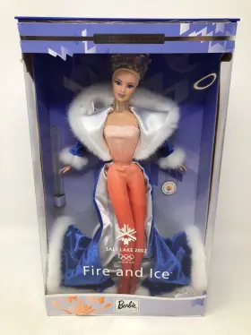 53511 Barbie Salt Lake 2002 Olympic Winter Games Fire And Ice Doll