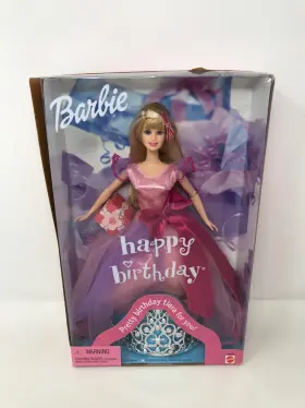 54219 Barbie 2001 Happy Birthday Pretty Tiara For You