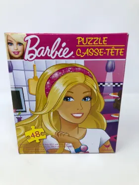 Barbie 639277441577 Mattel Puzzle 48 Piece 9 X 10.25 Bright Colorful And
