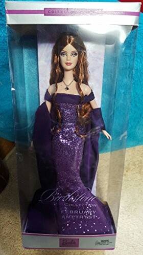 Barbie B3410 Birthstone Collection February Amethyst Auburn