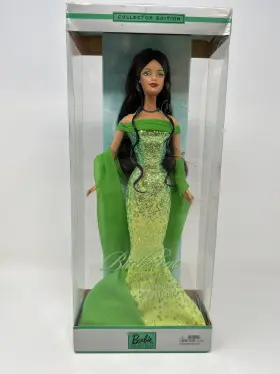 B3416 Barbie Birthstone Collection August Peridot Brunette B3416 Barbie Birthstone Collection August Peridot Brunette