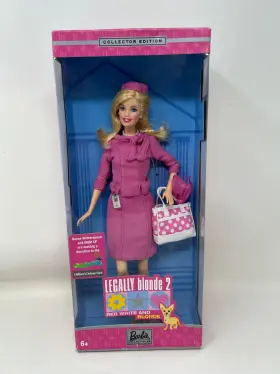 B9234 Barbie Legally Blonde 2 Red White And Doll As Elle Woods