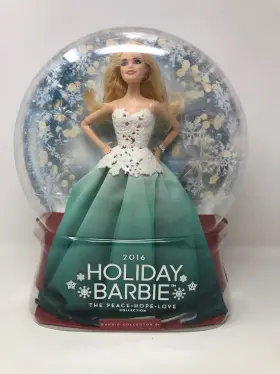 Dgx98 Barbie Holiday 2016 Teal Dress Doll