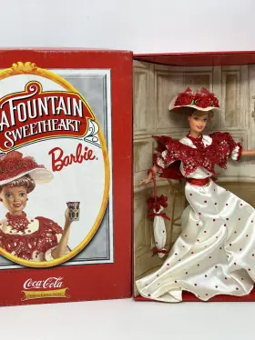 Fba15762 Barbie Pop Culture Coca Cola Soda Fountain Sweetheart