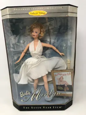 Fba17155 Barbie Pop Culture Marilyn Monroe Seven Year Itch White Dress