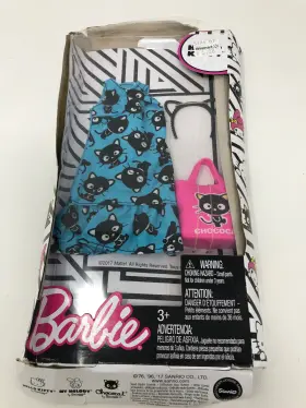 Fkr71 Barbie Fashions Hello Kitty Blue Cat Dress