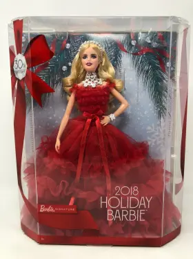 Frn69 Barbie 2018 Holiday Doll