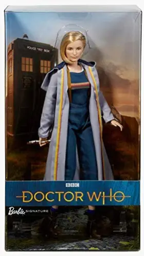 Fxc83 Barbie Doctor Who Thirteenth With Sonic Screwdriver Collector Doll